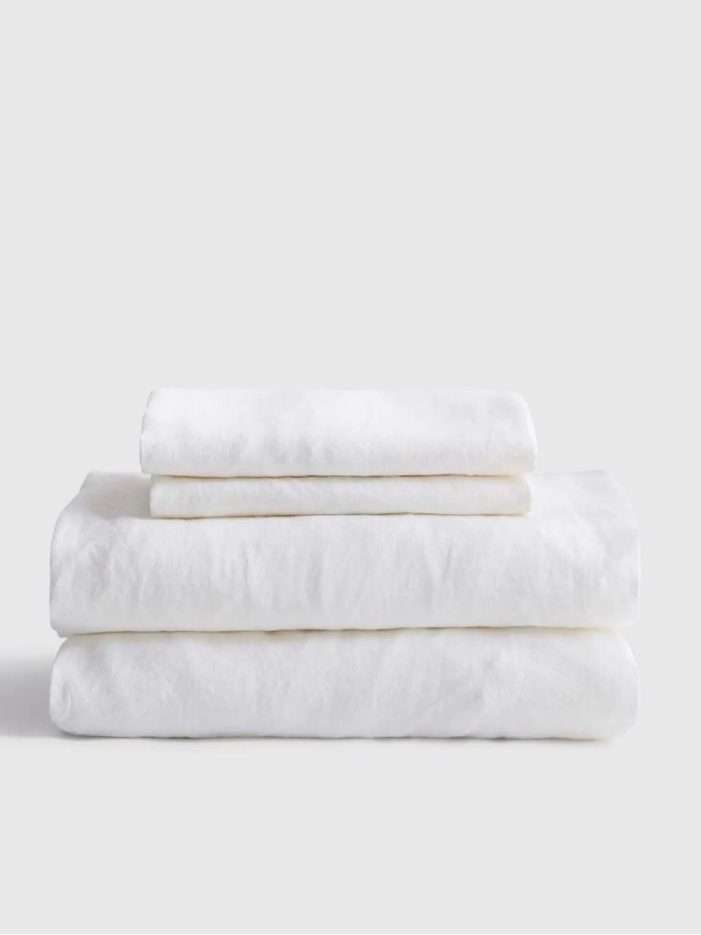 NWOT Queen  Linen White Sheet Set - Retail $184